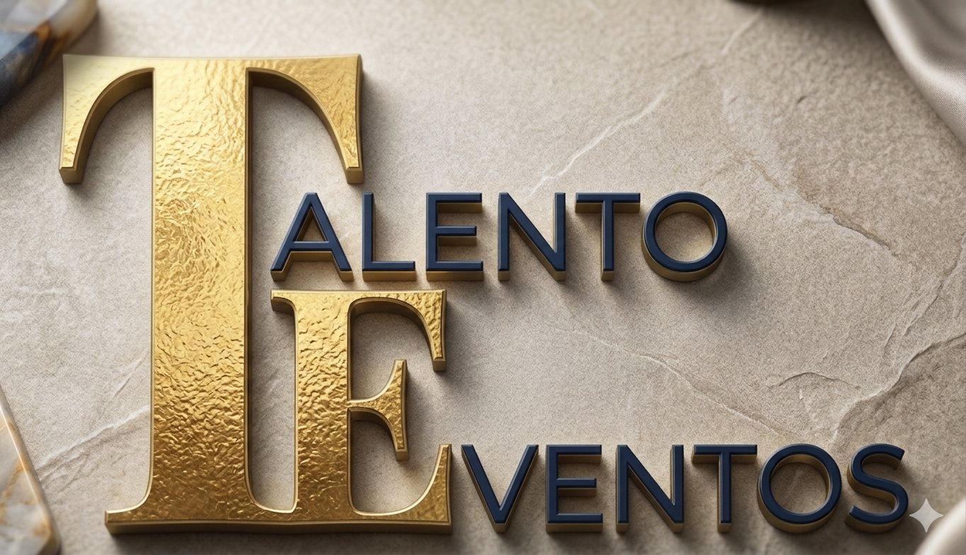 Talento Eventos 3D Logo